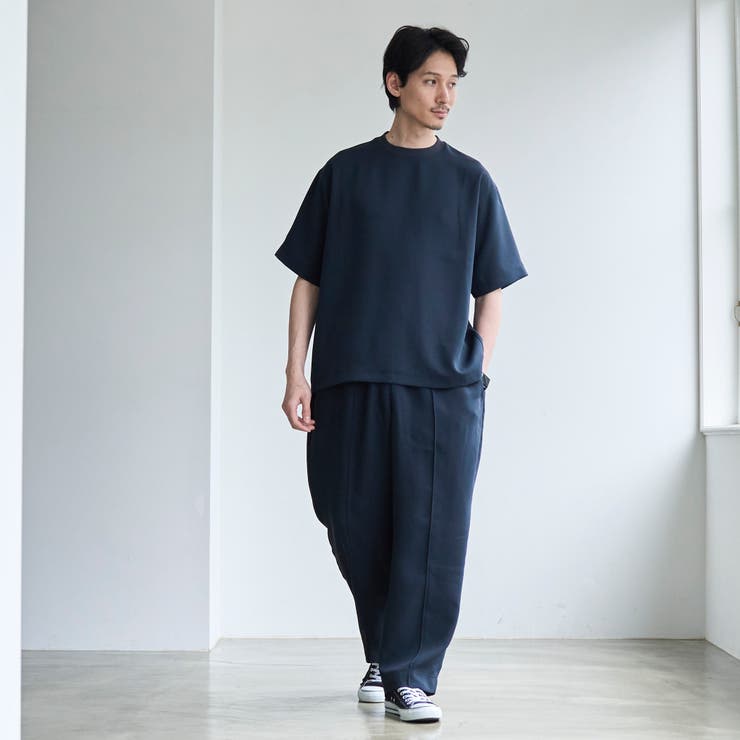 【RONEL】フクレ2重織イージーワイドパンツ | coen【men】 | 詳細画像3 