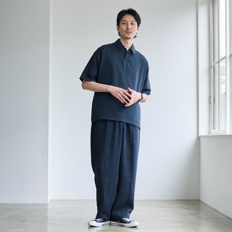 【RONEL】フクレ2重織イージーワイドパンツ | coen【men】 | 詳細画像8 