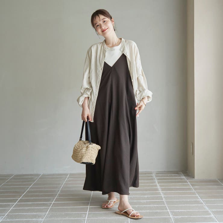 【追加】リネンレーヨンバンドカラーシャツ | coen【women】 | 詳細画像12 