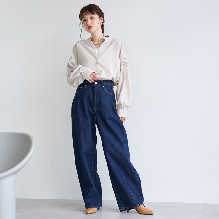 【再入荷 / 新色追加】ピンタックバンドカラーブラウス | coen【women】 | 詳細画像20 