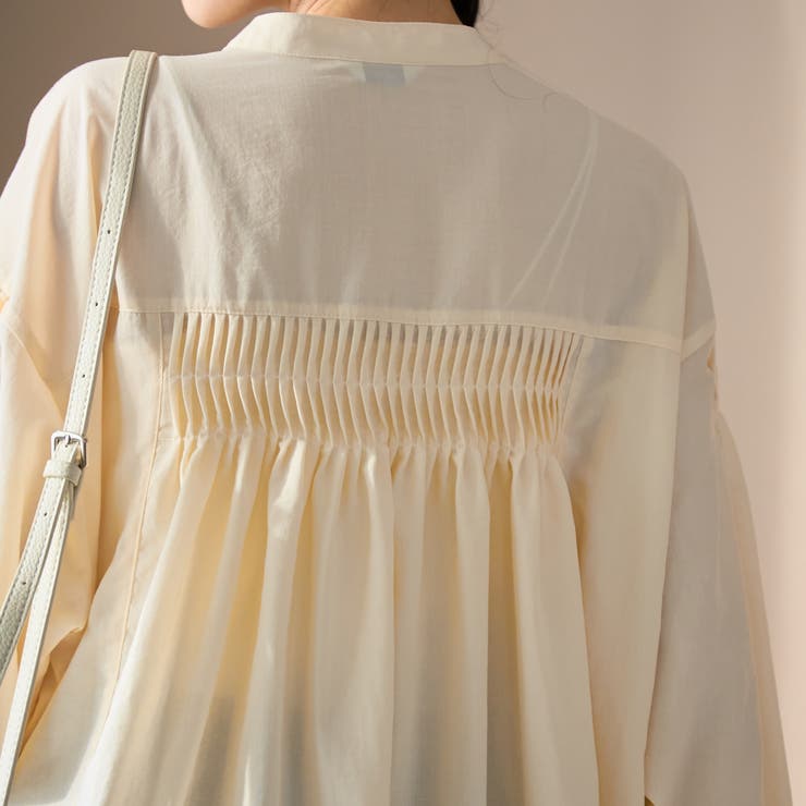 【再入荷 / 新色追加】ピンタックバンドカラーブラウス | coen【women】 | 詳細画像28 