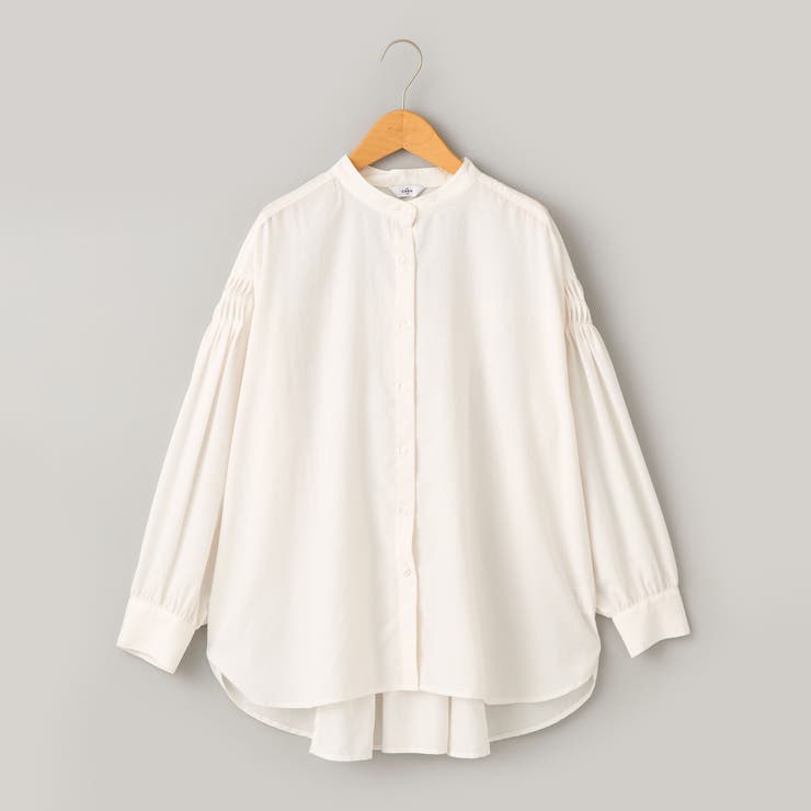 【再入荷 / 新色追加】ピンタックバンドカラーブラウス | coen【women】 | 詳細画像37 