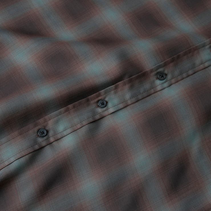 オンブレチェック シアーレギュラーシャツ | coen【women】 | 詳細画像38 