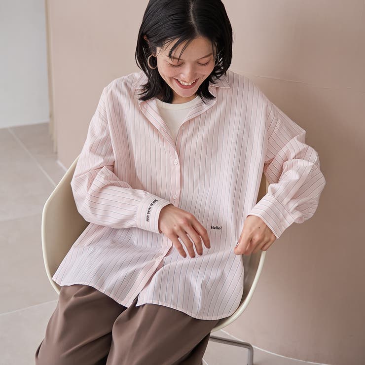 イージーケア2wayシャツ＿レギュラーカラー | coen【women】 | 詳細画像1 