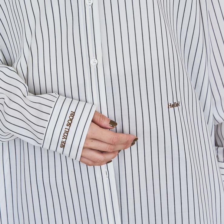 イージーケア2wayシャツ＿レギュラーカラー | coen【women】 | 詳細画像18 