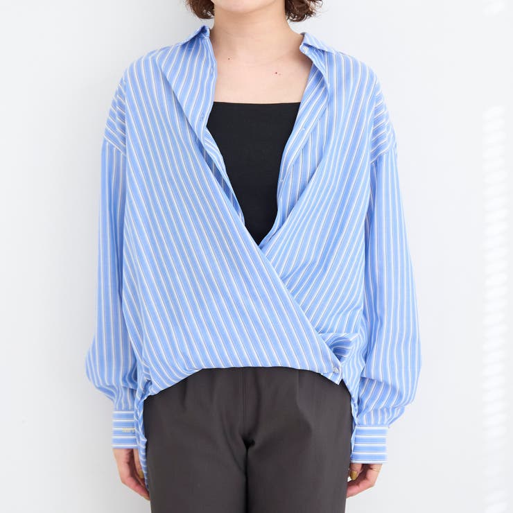 イージーケア2wayシャツ＿レギュラーカラー | coen【women】 | 詳細画像43 