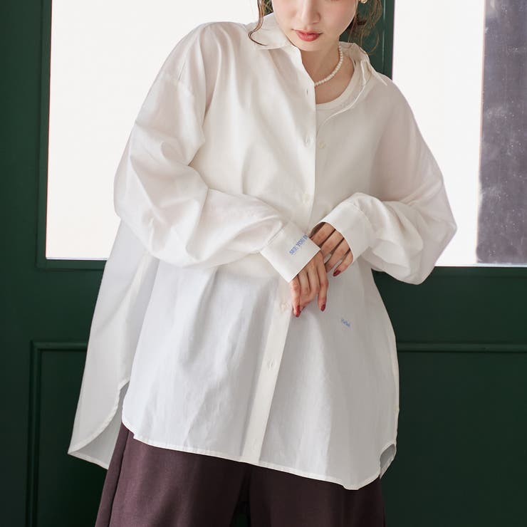 OFF WHITE | イージーケア2wayシャツ＿レギュラーカラー | coen【women】