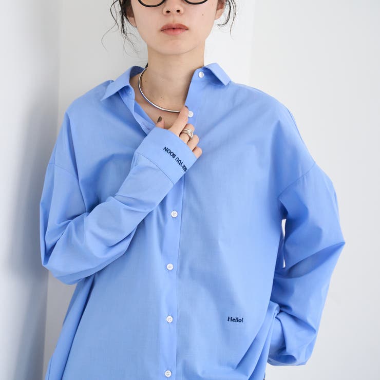 LT.BLUE | イージーケア2wayシャツ＿レギュラーカラー | coen【women】