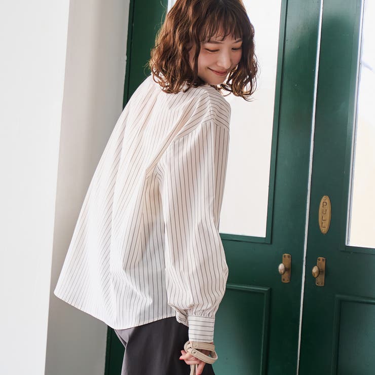 【イージーケア】2wayシャツ＿フリルネック | coen【women】 | 詳細画像19 