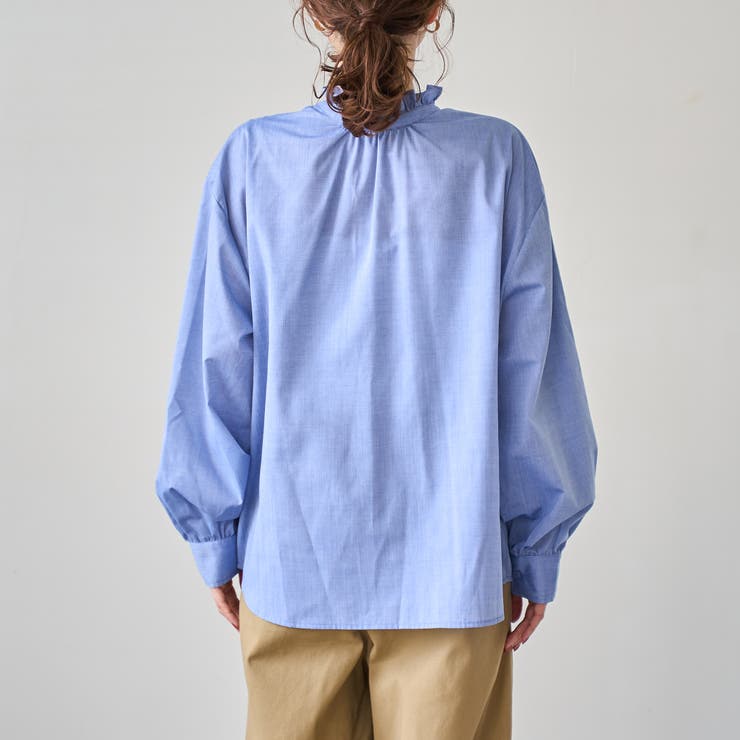 【イージーケア】2wayシャツ＿フリルネック | coen【women】 | 詳細画像28 