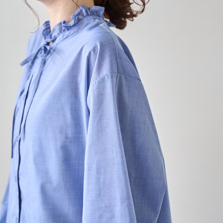 【イージーケア】2wayシャツ＿フリルネック | coen【women】 | 詳細画像30 