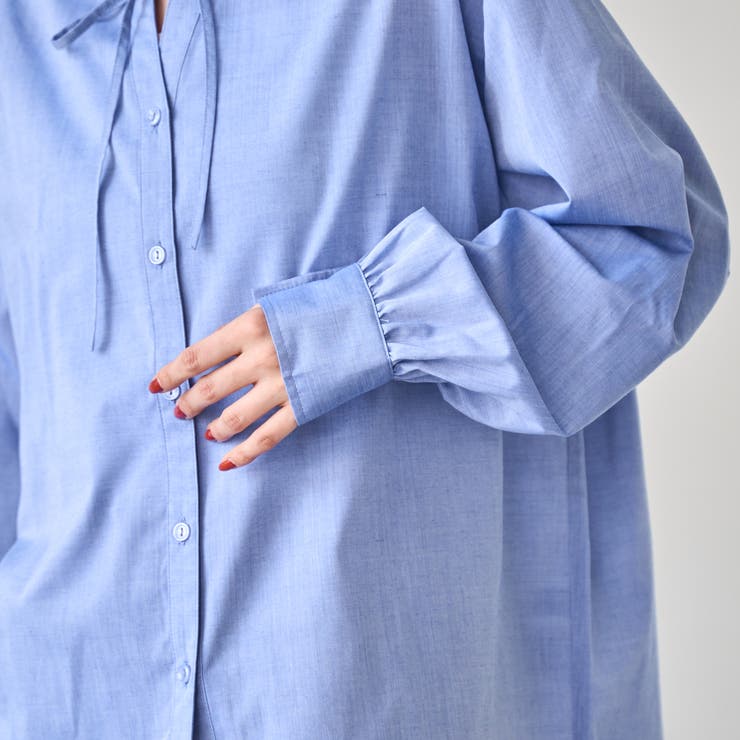 【イージーケア】2wayシャツ＿フリルネック | coen【women】 | 詳細画像31 