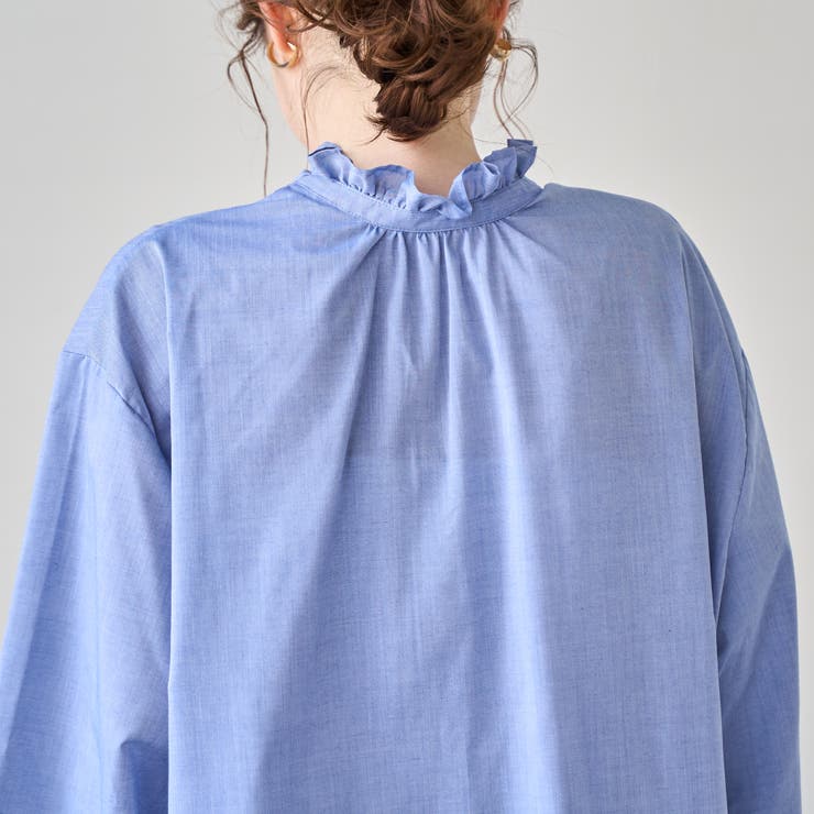 【イージーケア】2wayシャツ＿フリルネック | coen【women】 | 詳細画像33 