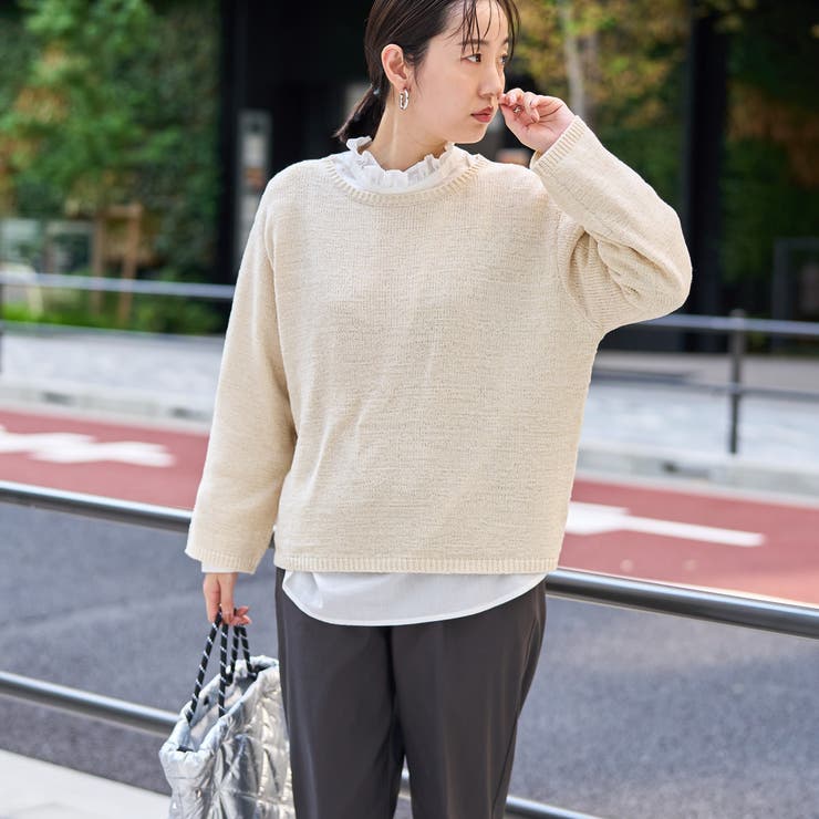 【イージーケア】2wayシャツ＿フリルネック | coen【women】 | 詳細画像9 