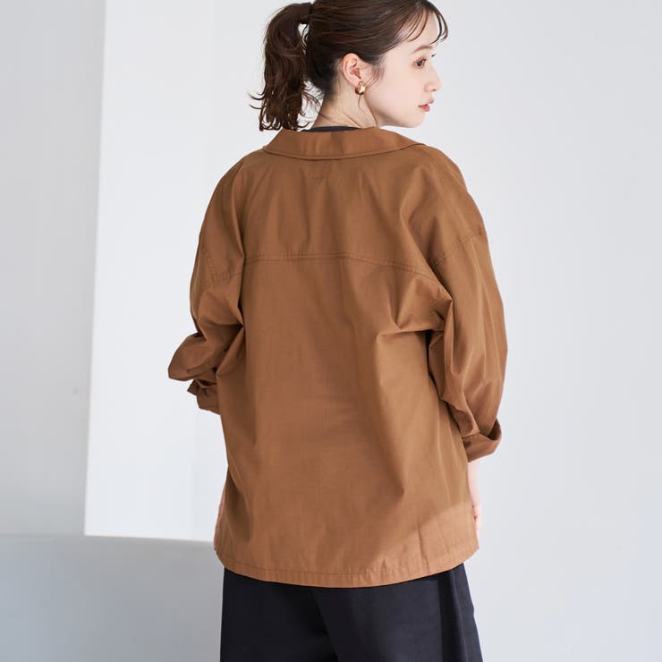 【イージーケア】フィールドシャツジャケット | coen【women】 | 詳細画像10 