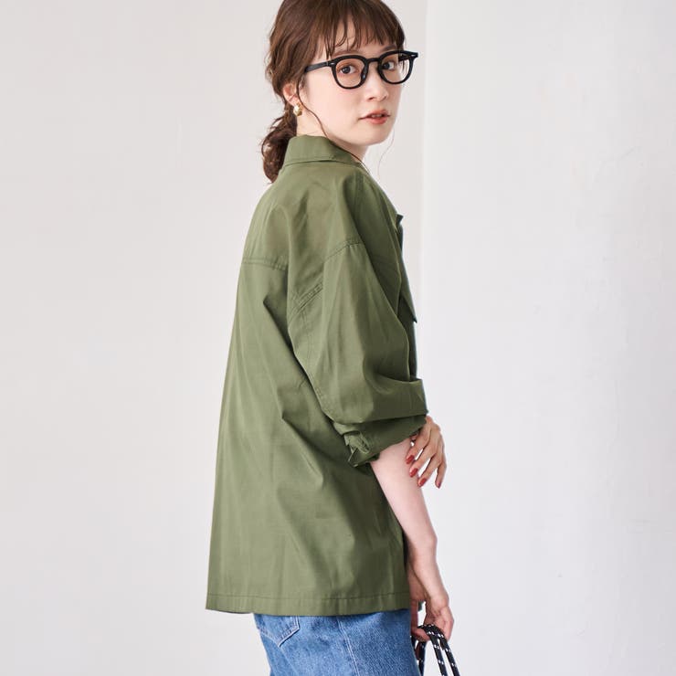 【イージーケア】フィールドシャツジャケット | coen【women】 | 詳細画像16 