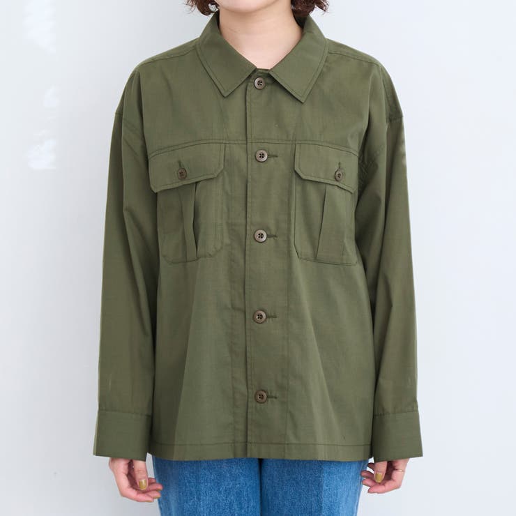 【イージーケア】フィールドシャツジャケット | coen【women】 | 詳細画像21 