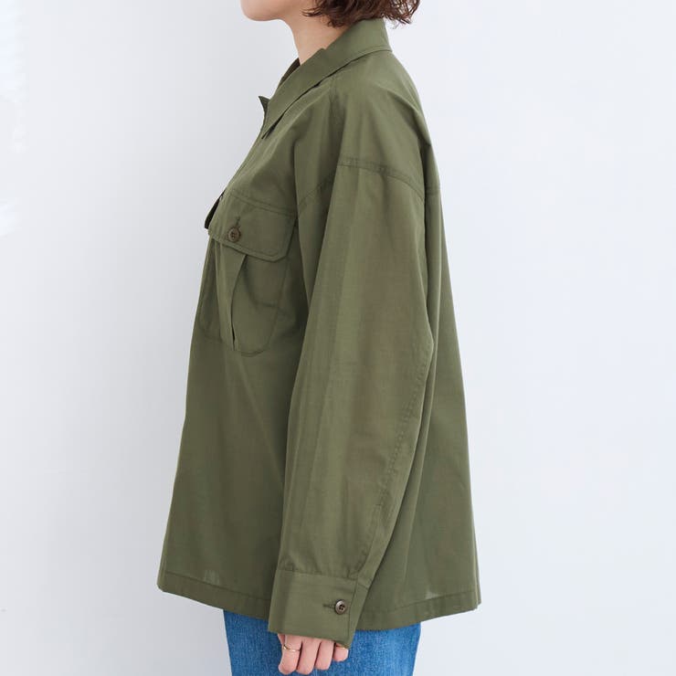 【イージーケア】フィールドシャツジャケット | coen【women】 | 詳細画像22 