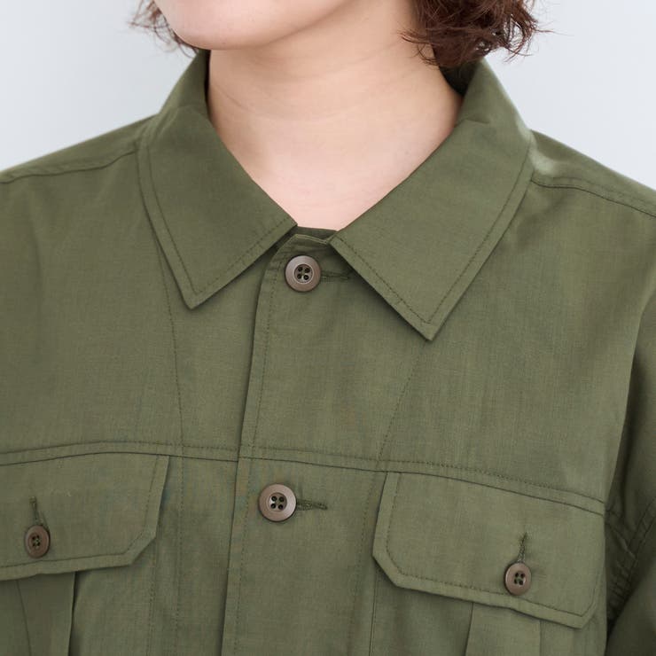 【イージーケア】フィールドシャツジャケット | coen【women】 | 詳細画像24 