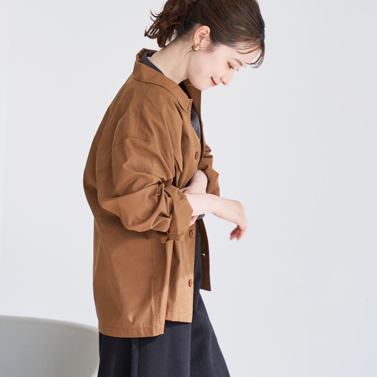 【イージーケア】フィールドシャツジャケット | coen【women】 | 詳細画像9 