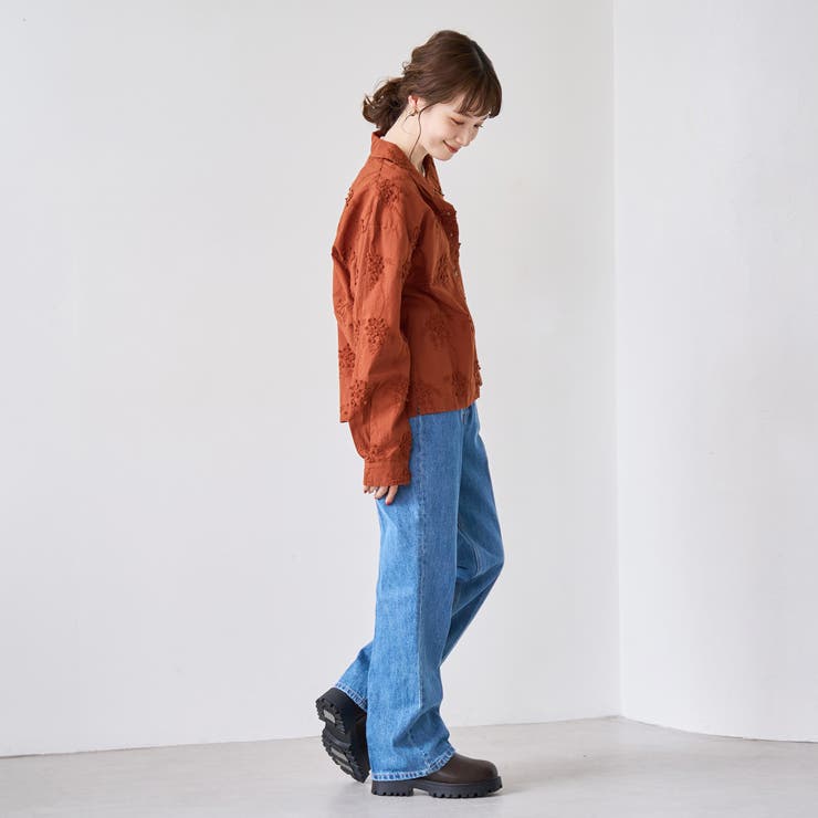 3D刺繍ロングスリーブシャツ | coen【women】 | 詳細画像28 