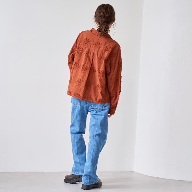 3D刺繍ロングスリーブシャツ | coen【women】 | 詳細画像29 