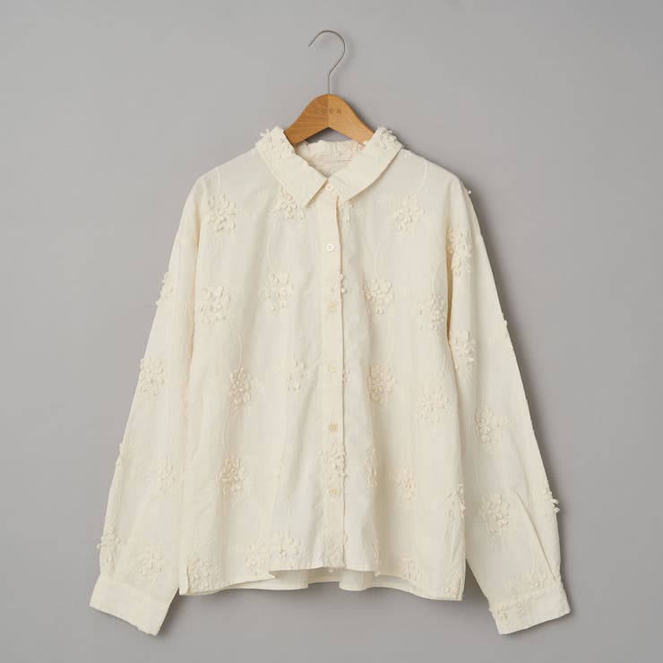 3D刺繍ロングスリーブシャツ | coen【women】 | 詳細画像38 