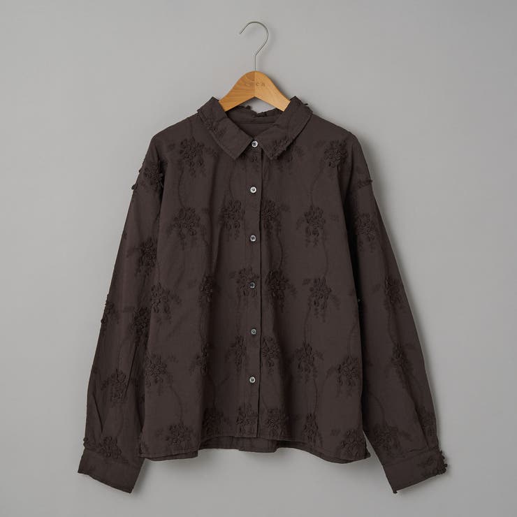 3D刺繍ロングスリーブシャツ | coen【women】 | 詳細画像40 