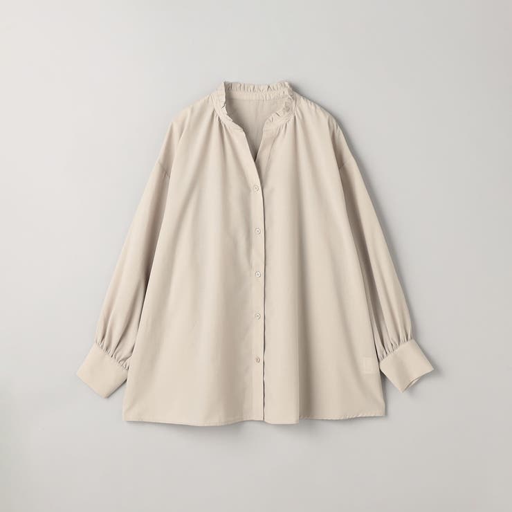BEIGE | 【洗濯機洗い可・防しわ】シャーリングスキッパーブラウス | coen【women】
