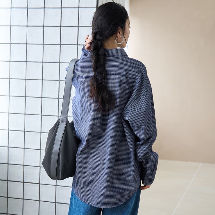 コットンミニチェックオックスシャツ | coen【women】 | 詳細画像11 