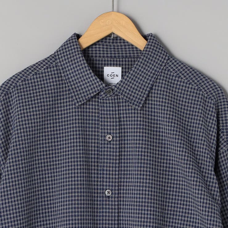 コットンミニチェックオックスシャツ | coen【women】 | 詳細画像18 