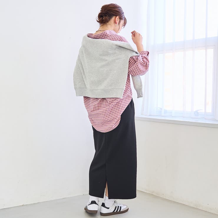 【スプリングカラー】ネルチェック レギュラーカラー長袖シャツ | coen【women】 | 詳細画像3 