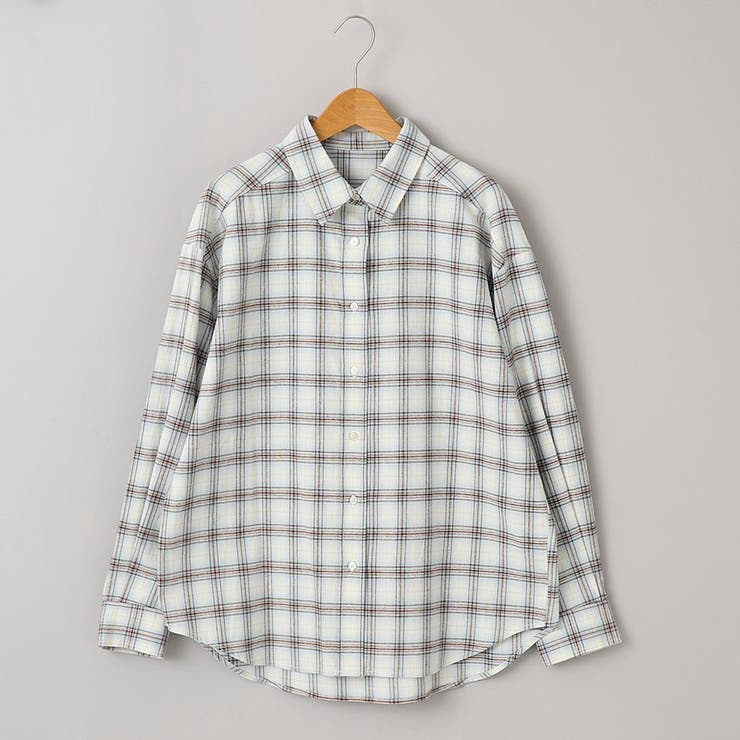 【スプリングカラー】ネルチェック レギュラーカラー長袖シャツ | coen【women】 | 詳細画像21 