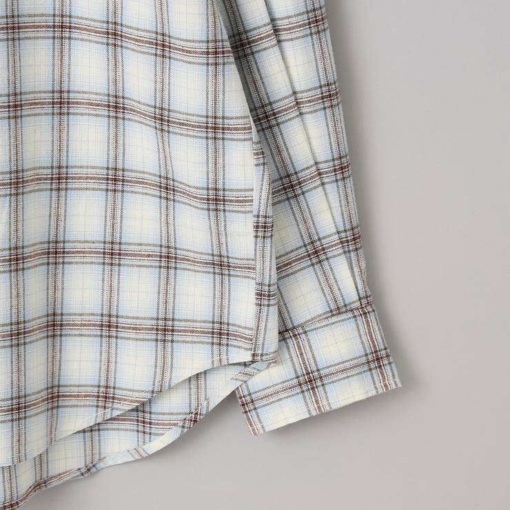 【スプリングカラー】ネルチェック レギュラーカラー長袖シャツ | coen【women】 | 詳細画像23 