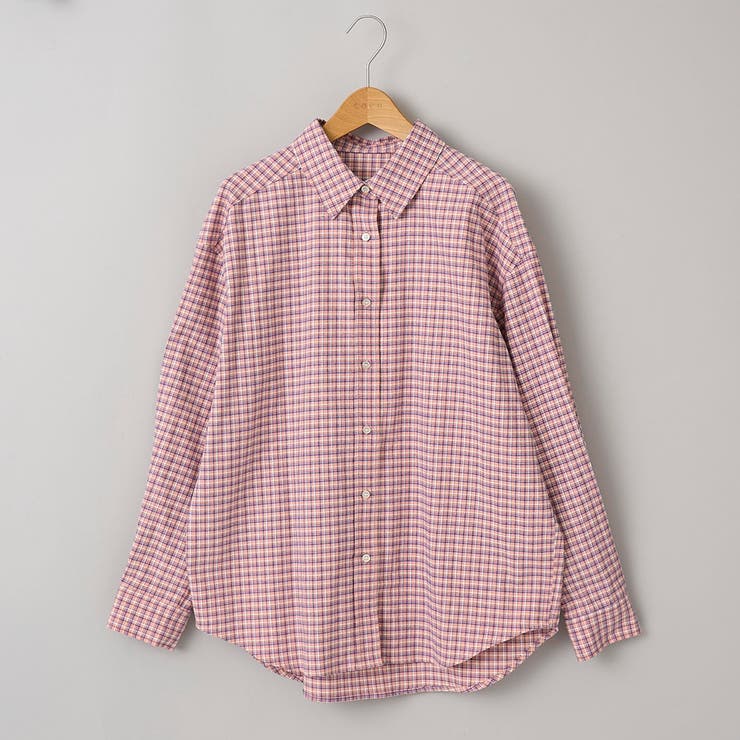 【スプリングカラー】ネルチェック レギュラーカラー長袖シャツ | coen【women】 | 詳細画像28 