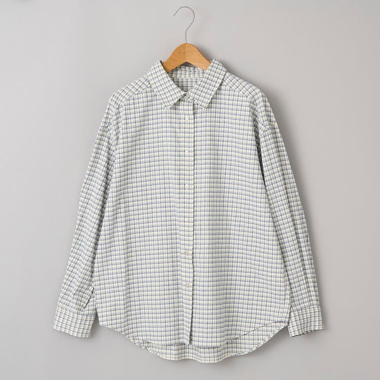 【スプリングカラー】ネルチェック レギュラーカラー長袖シャツ | coen【women】 | 詳細画像30 