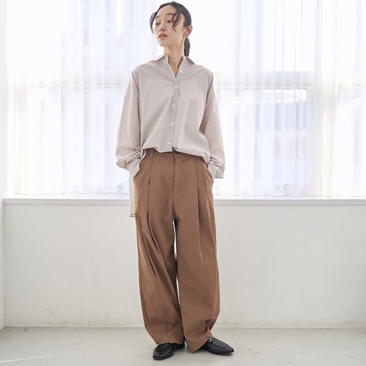 【イージーケア】2wayシャツ＿レギュラーカラー | coen【women】 | 詳細画像3 