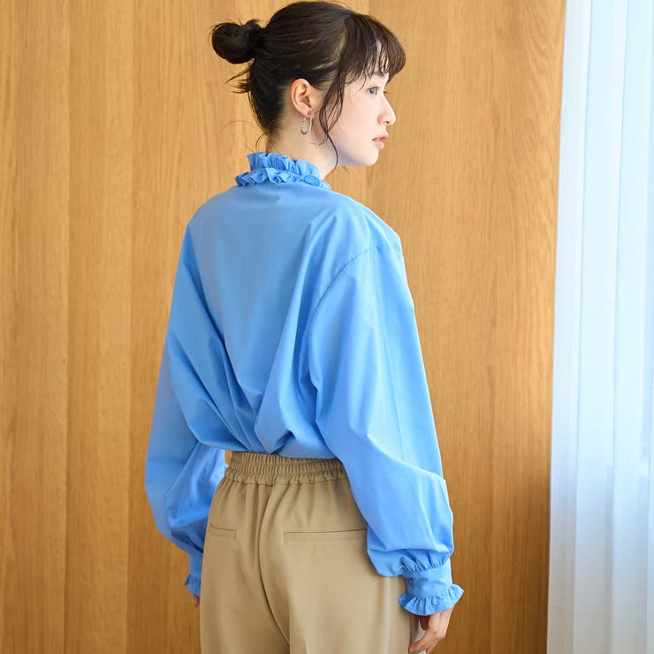【イージーケア】フリルネックシャツ | coen【women】 | 詳細画像10 