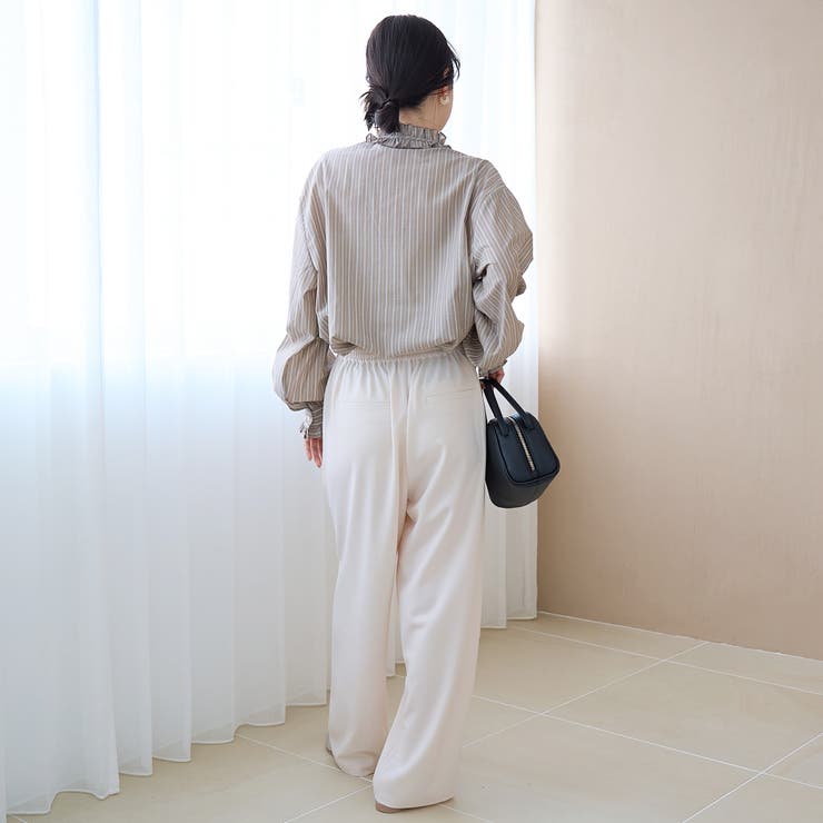 【イージーケア】フリルネックシャツ | coen【women】 | 詳細画像13 