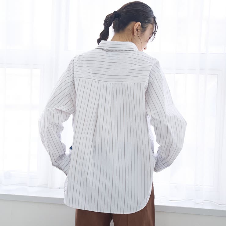 【PENNEYS（ぺニーズ）別注】ストライプシャツ | coen【women】 | 詳細画像6 