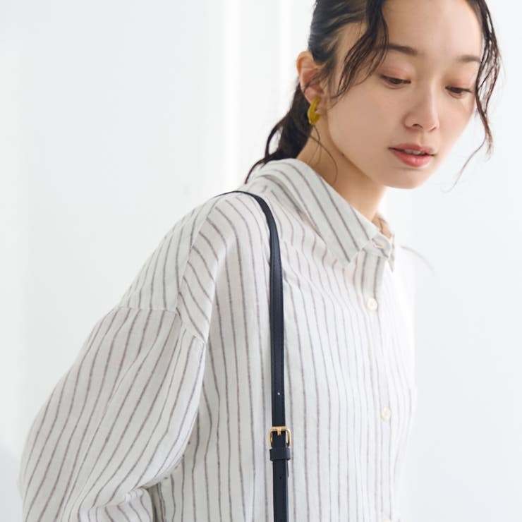 【新色登場】リネンレーヨンレギュラーカラーシャツ（インフルエンサー紹介アイテム） | coen【women】 | 詳細画像18 
