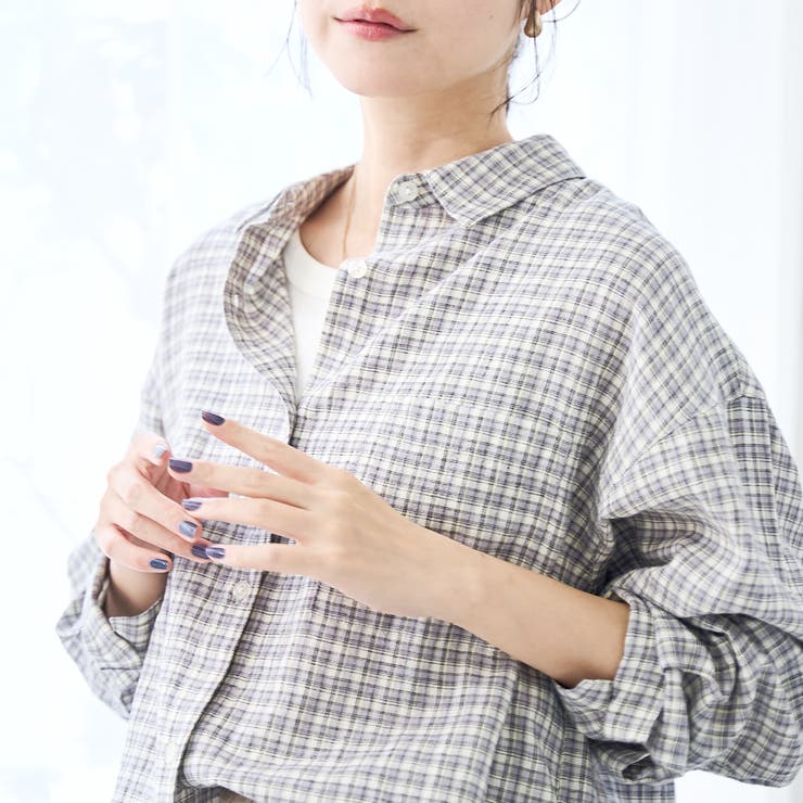 【新色登場】リネンレーヨンレギュラーカラーシャツ（インフルエンサー紹介アイテム） | coen【women】 | 詳細画像26 