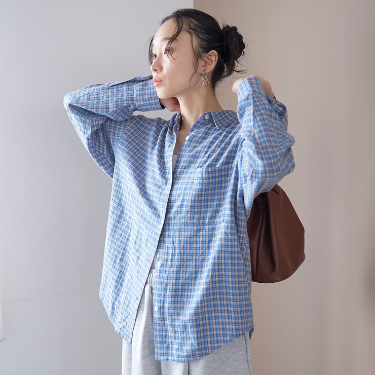 【新色登場】リネンレーヨンレギュラーカラーシャツ（インフルエンサー紹介アイテム） | coen【women】 | 詳細画像28 