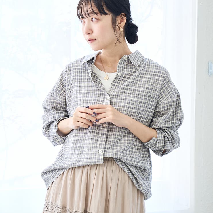 その他2 | 【新色登場】リネンレーヨンレギュラーカラーシャツ（インフルエンサー紹介アイテム） | coen【women】
