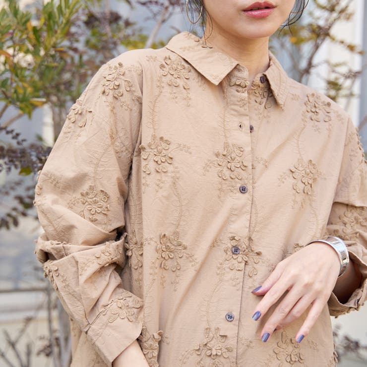 新品yori shirocon ループ刺繍ロングスリーブ【2023AW】38 yori – yori shirocon