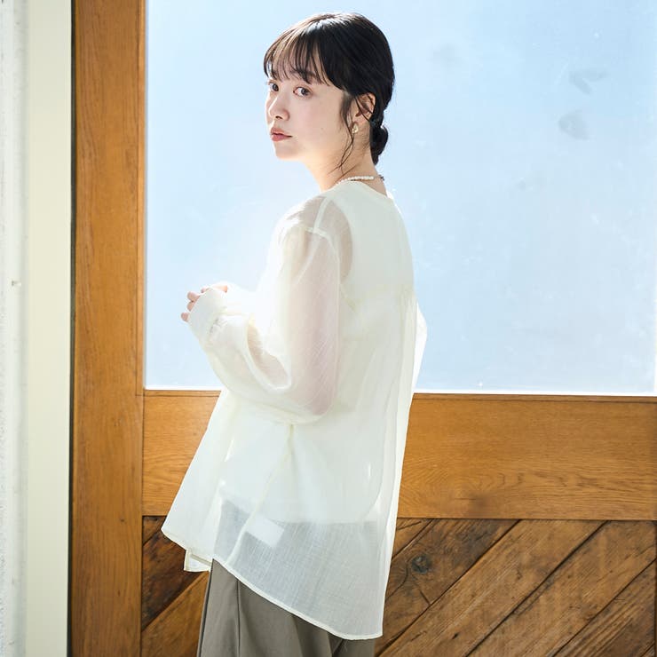 【セットアイテム】シアーシャーリングシャツカーデセット | coen【women】 | 詳細画像13 