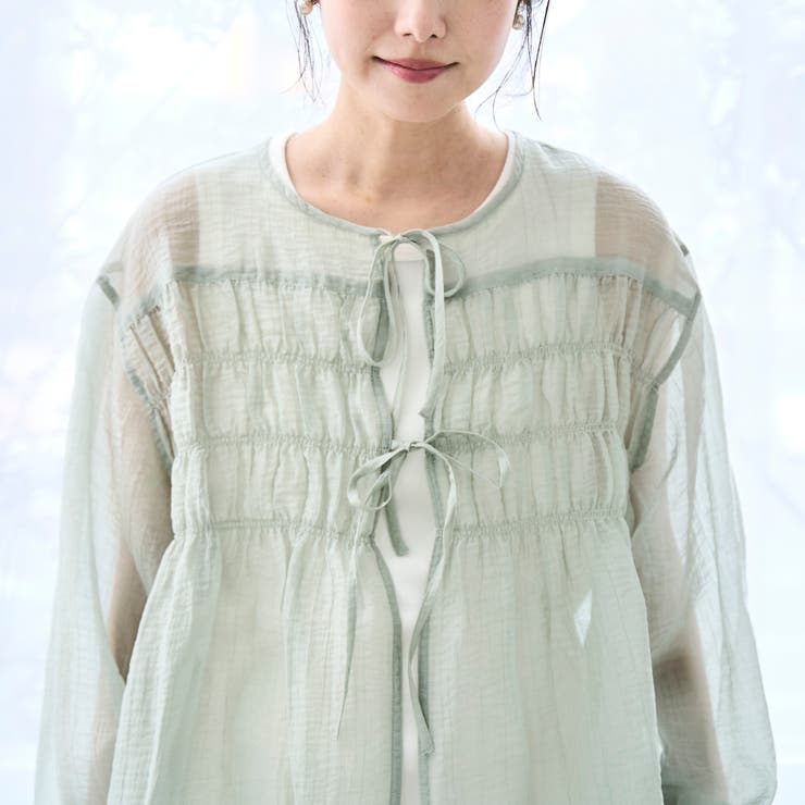 【セットアイテム】シアーシャーリングシャツカーデセット | coen【women】 | 詳細画像21 