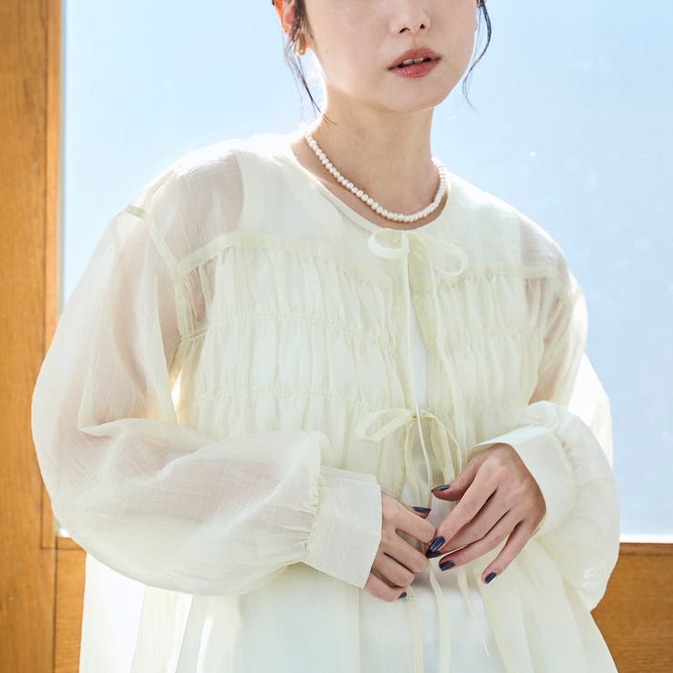 NATURAL | 【セットアイテム】シアーシャーリングシャツカーデセット | coen【women】