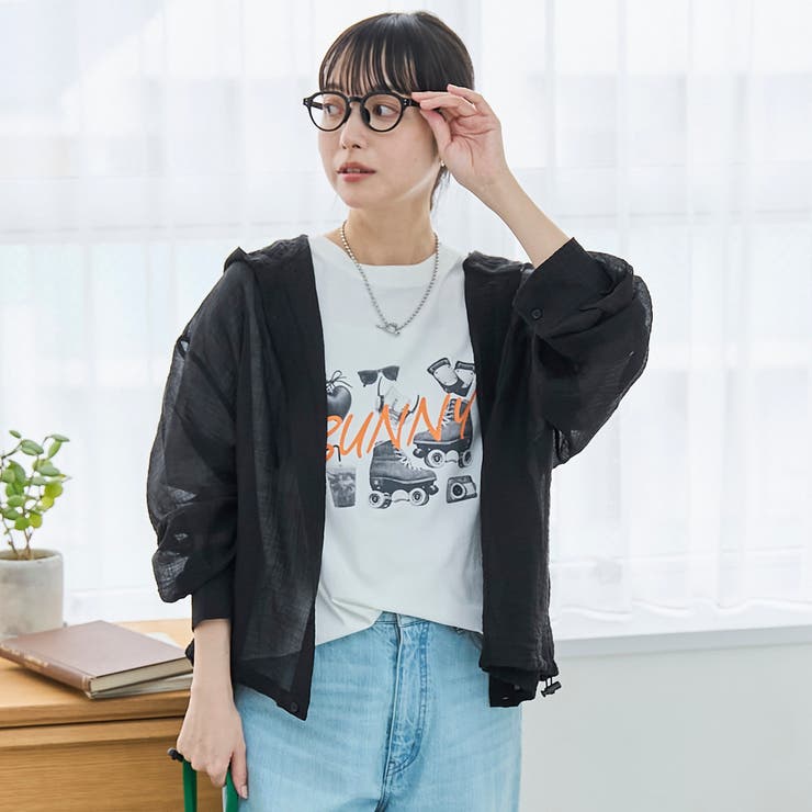 シアーフーディーシャツ | coen【women】 | 詳細画像13 