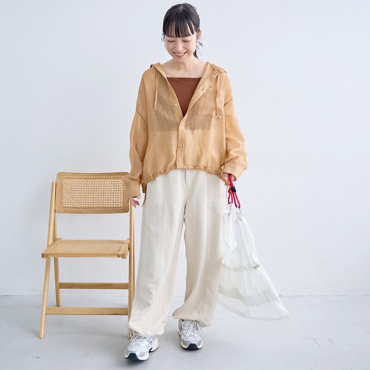 シアーフーディーシャツ | coen【women】 | 詳細画像16 